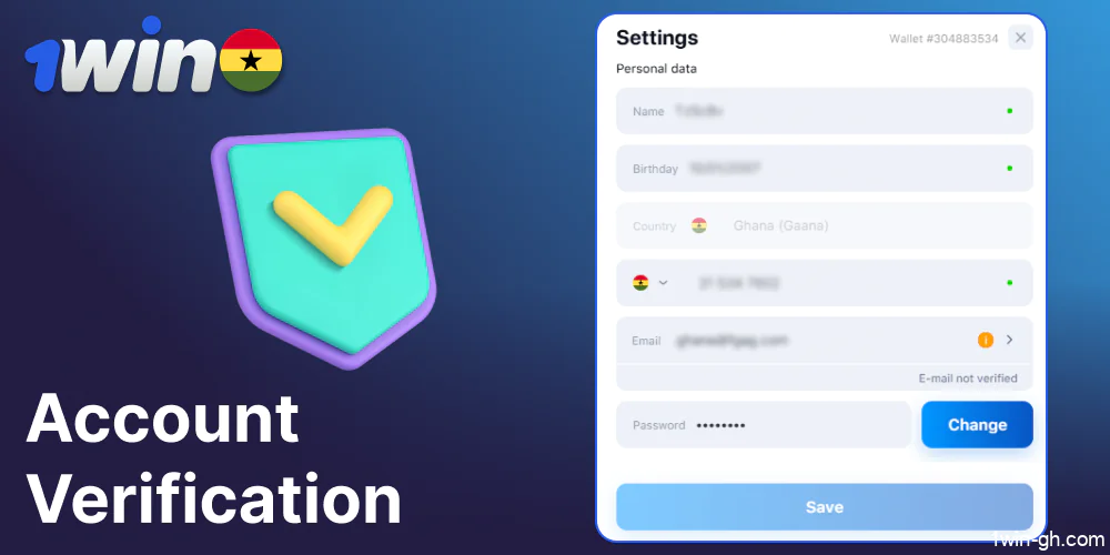 Guide on 1win account verifiation in Ghana