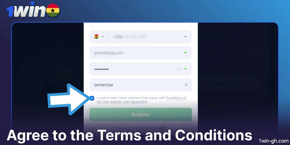 Agree to the 1win Terms and Conditions