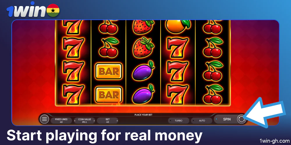 Start playing on 1win casino site for real money
