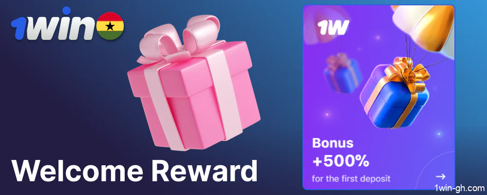 1win welcome bonus available for players from Ghana