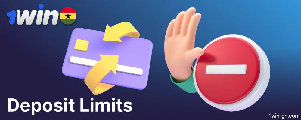 Deposit limits in 1win for players from Ghana